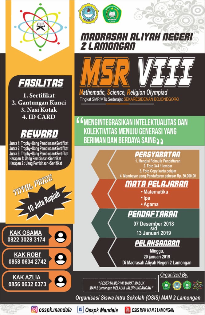 Read more about the article MSR VIII Tahun 2019