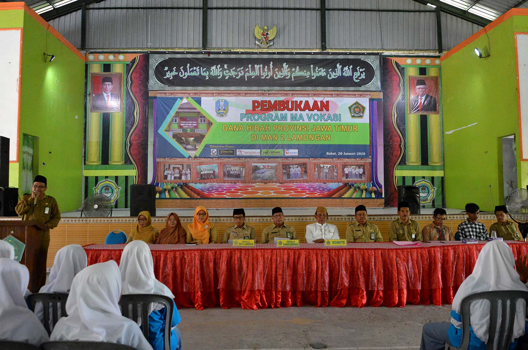 Read more about the article Kakankemenag Kabupaten Lamongan Buka Acara Program MA Vokasi MAN 2 Lamongan